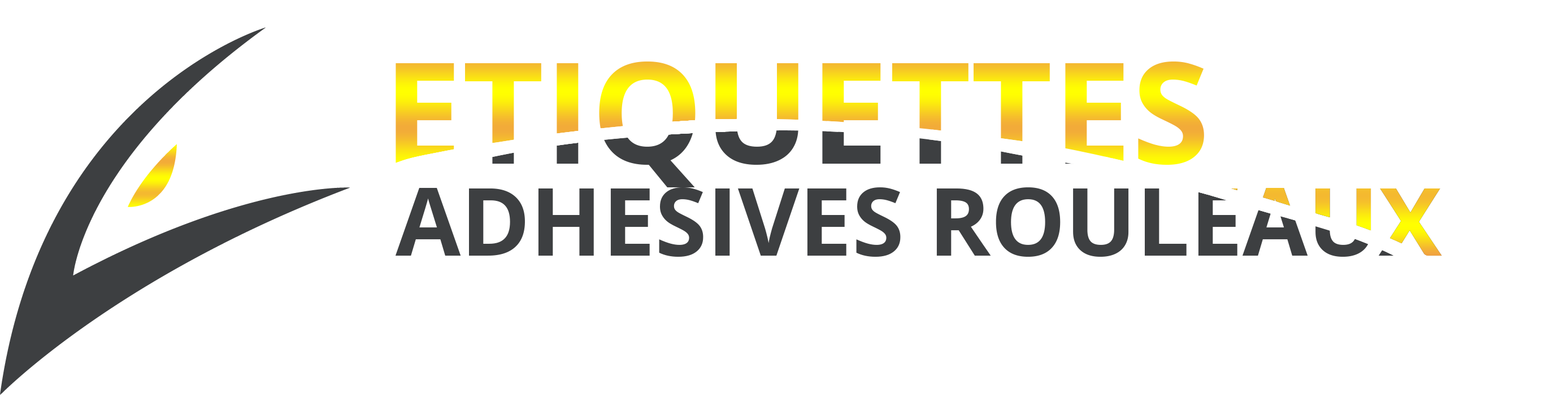 logo etiquettes adhesives rouleaux